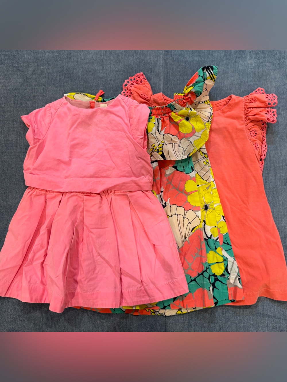 Crewcuts Toddler Girls' Mixed Pink & Floral Dresses Lot